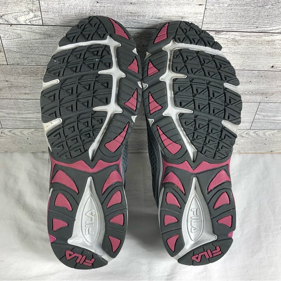 Fila Women's Windshift 15 Grey Pink Running Shoes Sneakers Size 11 Wide - Picture 7 of 7